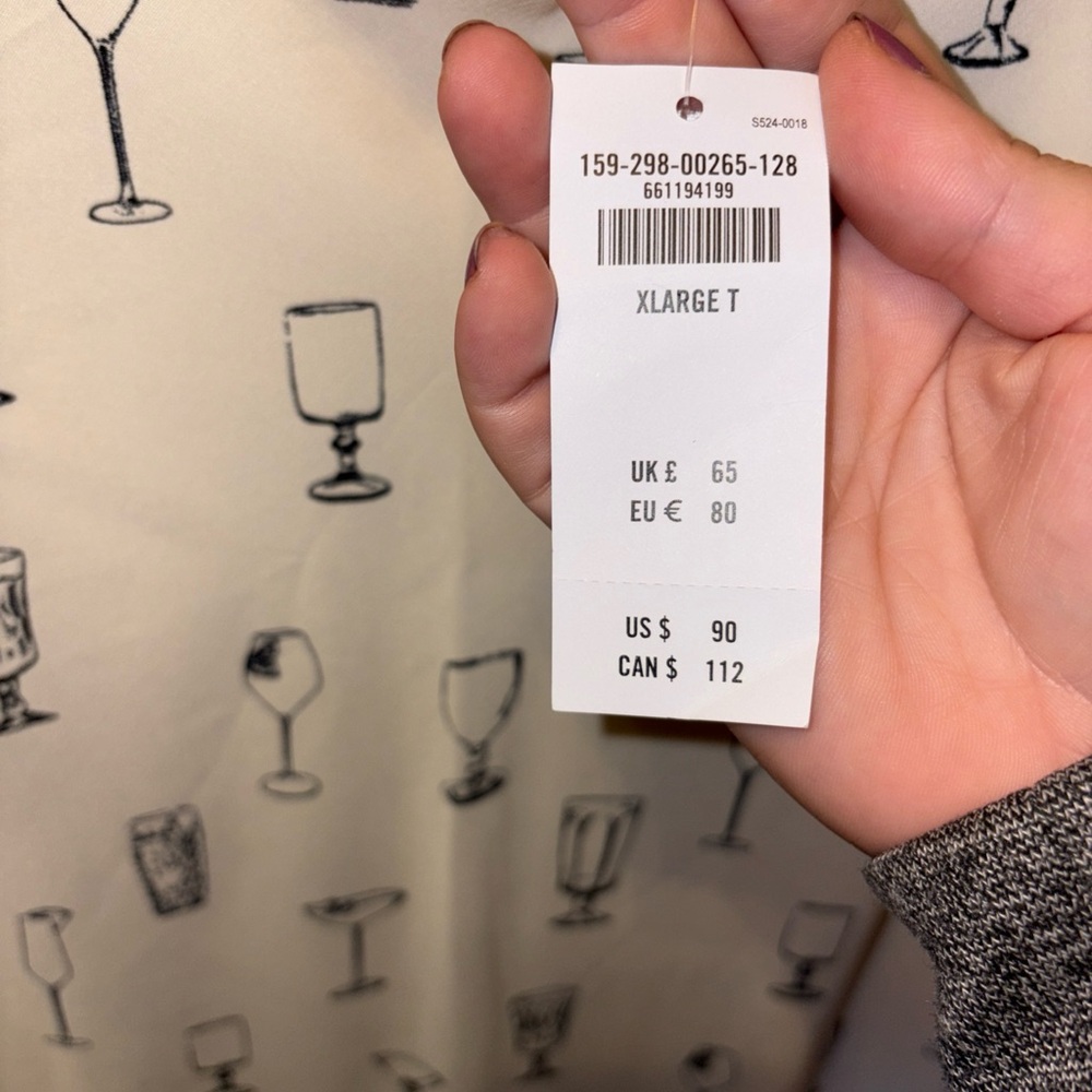 The A&F Julia Slip Maxi Dress Cocktail  Pattern Tall ￼ - Picture 3 of 4